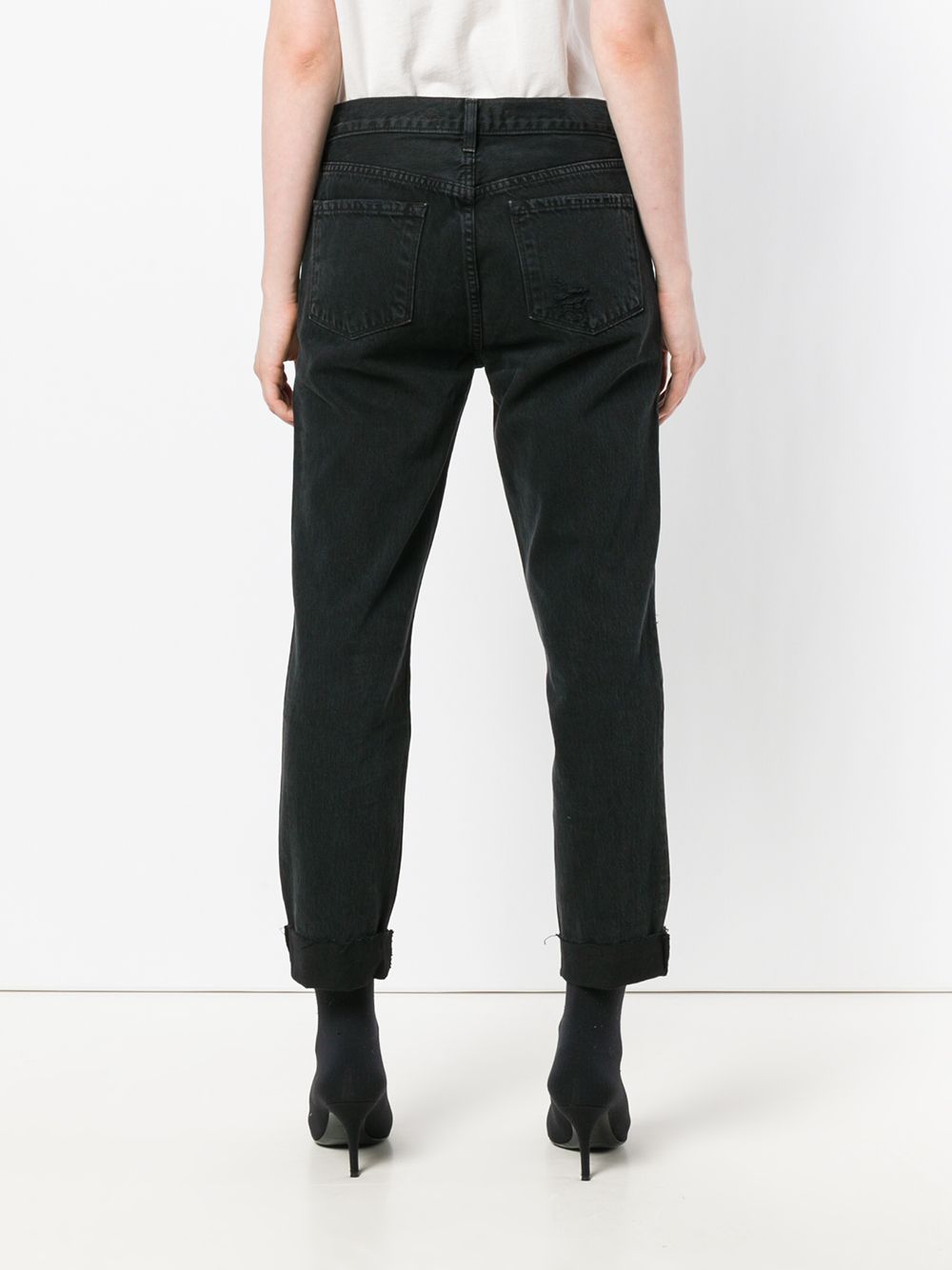 фото J Brand cropped slim-fit jeans