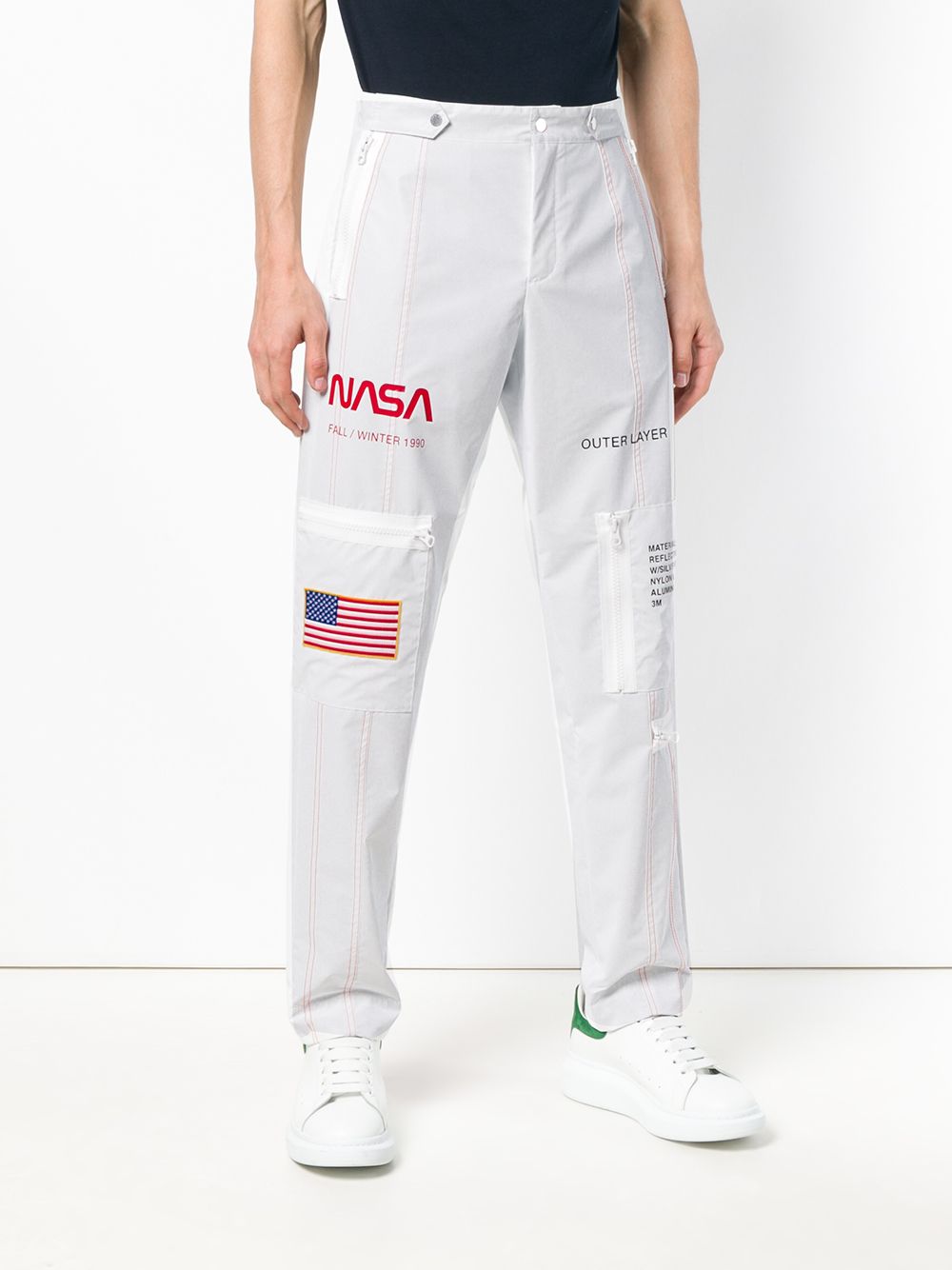 фото Heron Preston NASA wide leg trousers