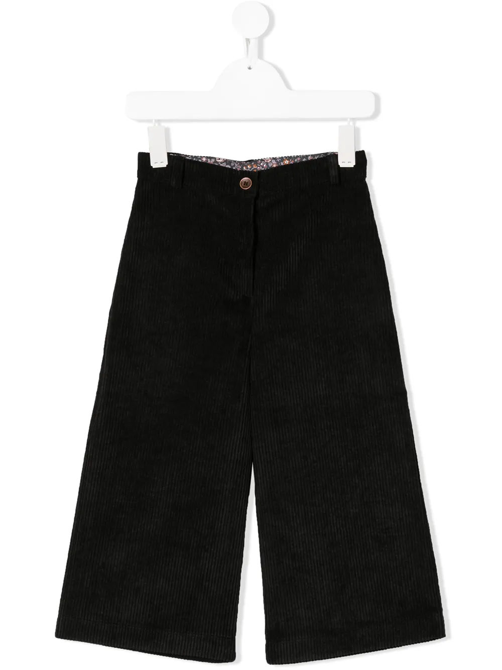 Caffe' D'orzo Corduroy Trousers In Black