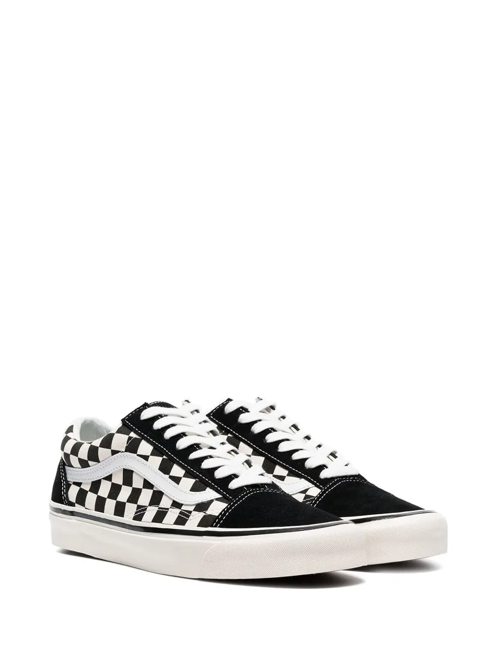 Vans black and white old skool 36 dx leather and canvas sneakers | Low-Tops | Image 2