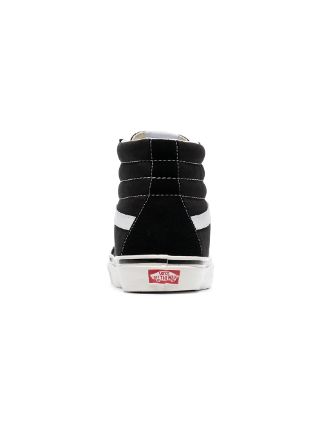 black and white SK8-Hi 38 DX suede leather and canvas sneakers展示图