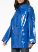 KASSL Editions patent button down raincoat