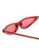 George Keburia red Cat Eye Sunglasses