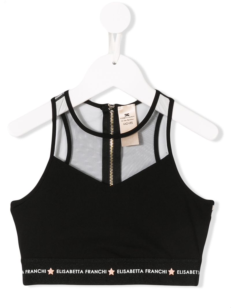Elisabetta Franchi La Mia Bambina cropped tank top