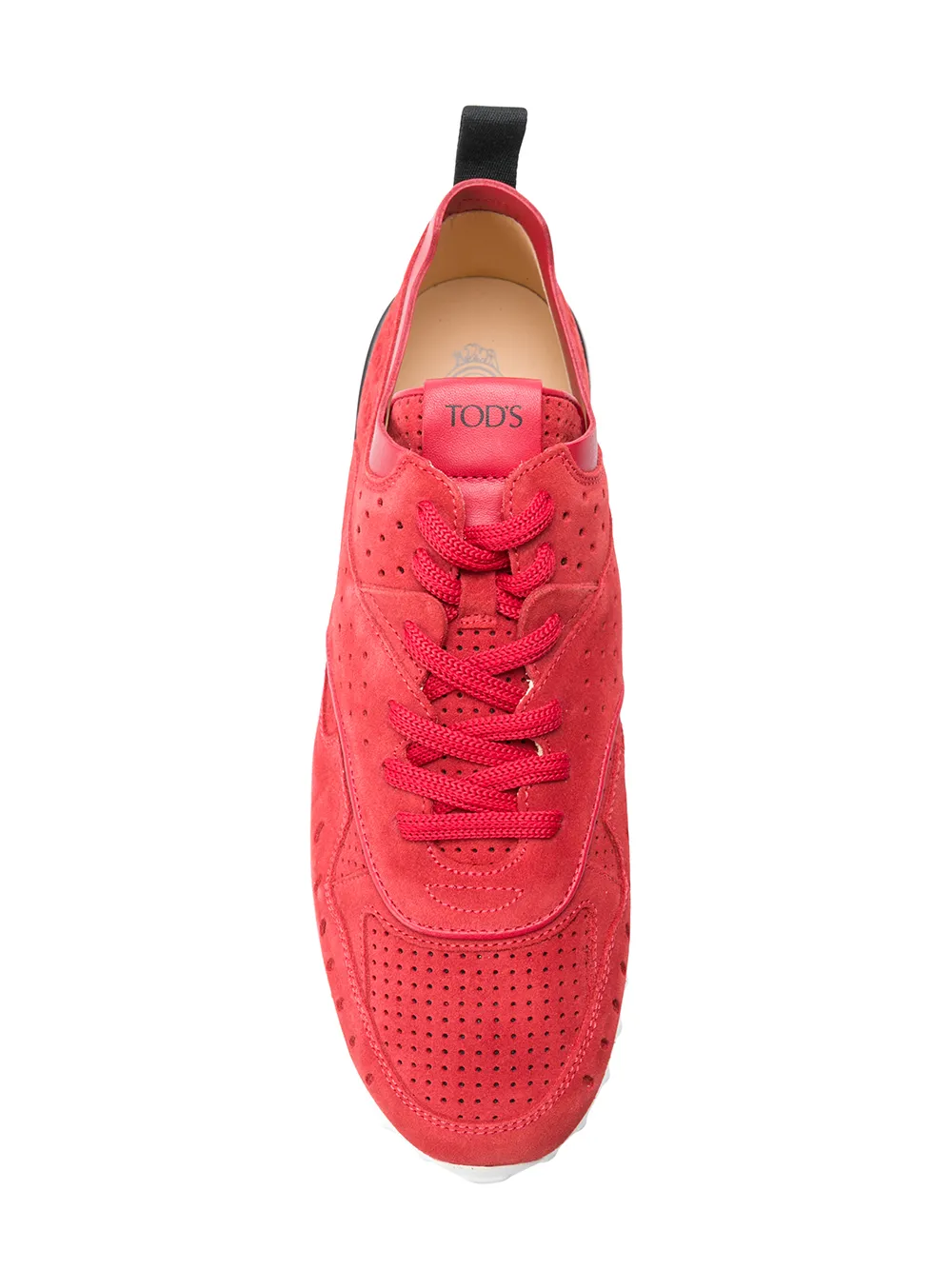 Tod's geperforeerde sneakers Rood