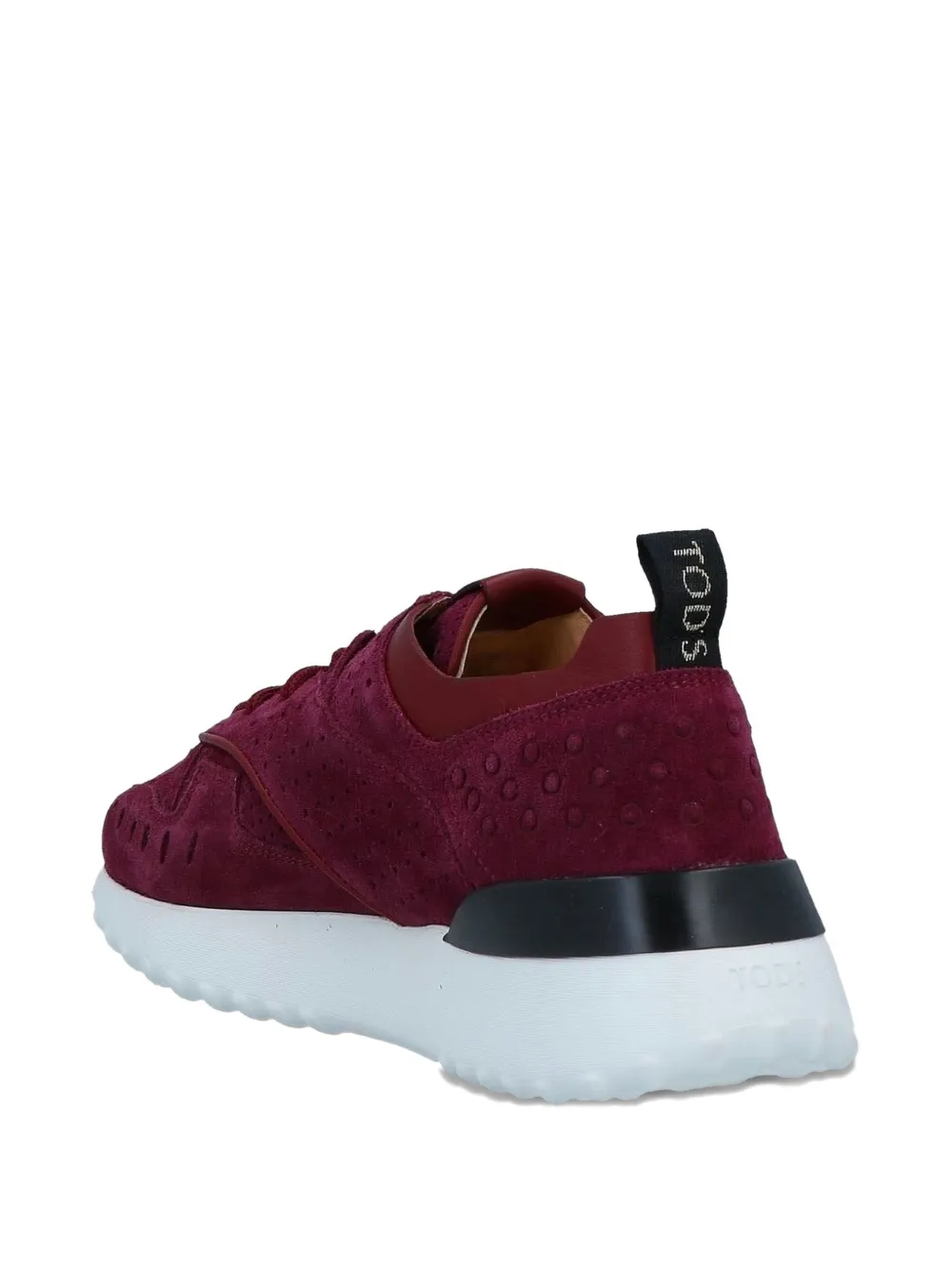 Tod's perforated sneakers Red