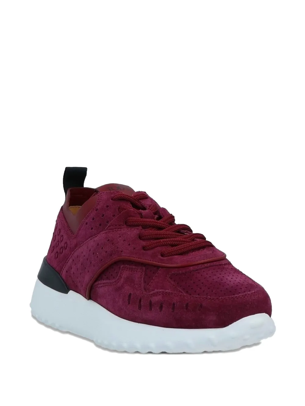 Tod's perforated sneakers Red