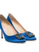 Bild 2 von Manolo Blahnik 'Hangisi 70' Pumps aus Seidensatin