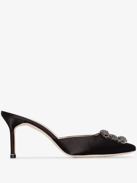 Manolo Blahnik mules Hangisi 70 en satin