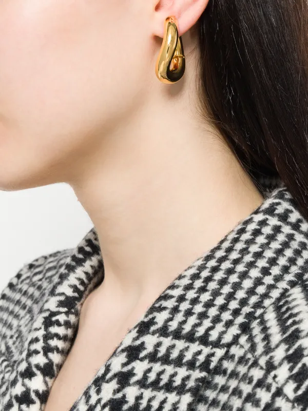 Balenciaga gold deals earrings