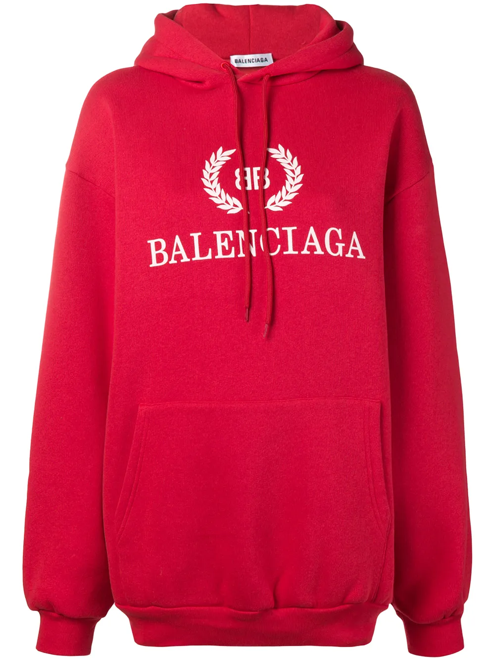 Balenciaga BB Hoodie Met Logo Farfetch Balenciaga BB Mode Hoodie Farfetch