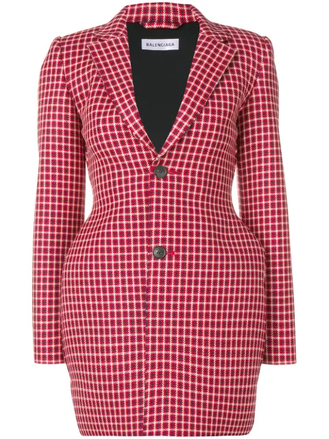 Balenciaga 3D houndstooth jacket