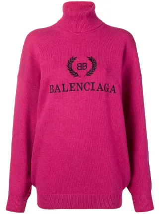 pink balenciaga sweater