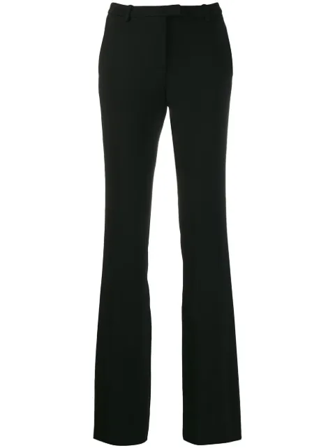 Roberto Cavalli Black High Waisted Flared Trousers