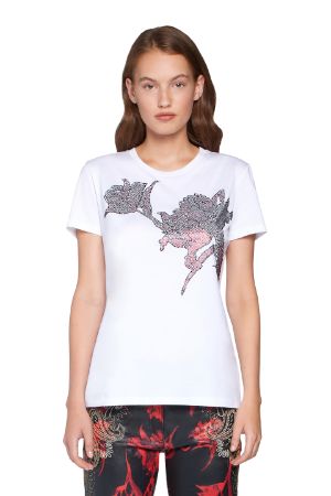Tulip Crystal Embellished T-Shirt