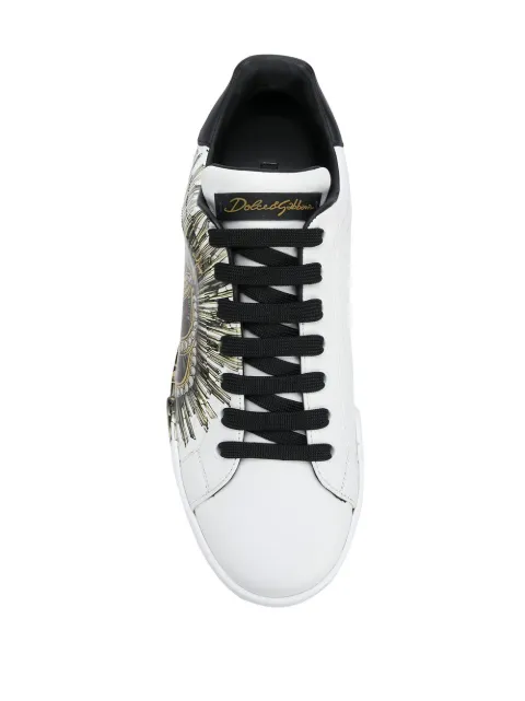 dolce and gabbana crown sneakers