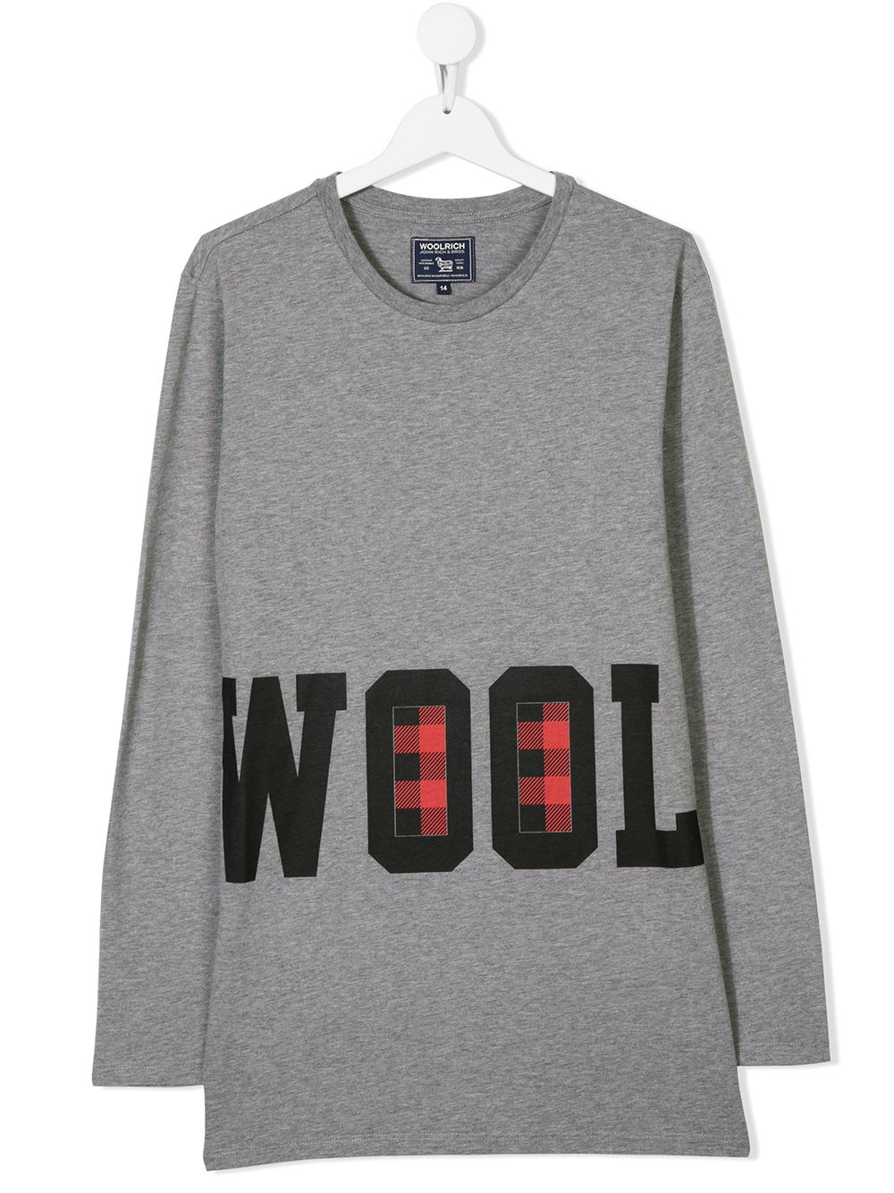 фото Woolrich Kids TEEN branded T-shirt