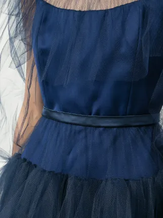 layered tulle evening dress展示图