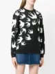 McQ Swallow sparrow intarsia jumper