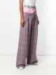 Natasha Zinko tripe waist wide leg trousers