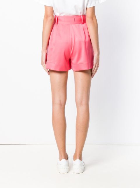 Nina nude pocket front high waist tailored shorts