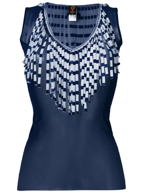 Jean Paul Gaultier Pre-Owned sheer fringed blouse
