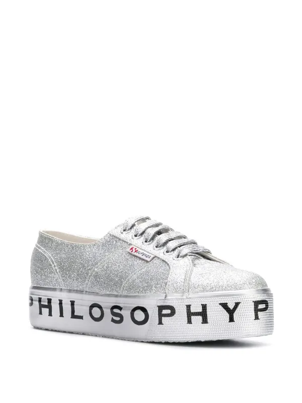 silver superga sale