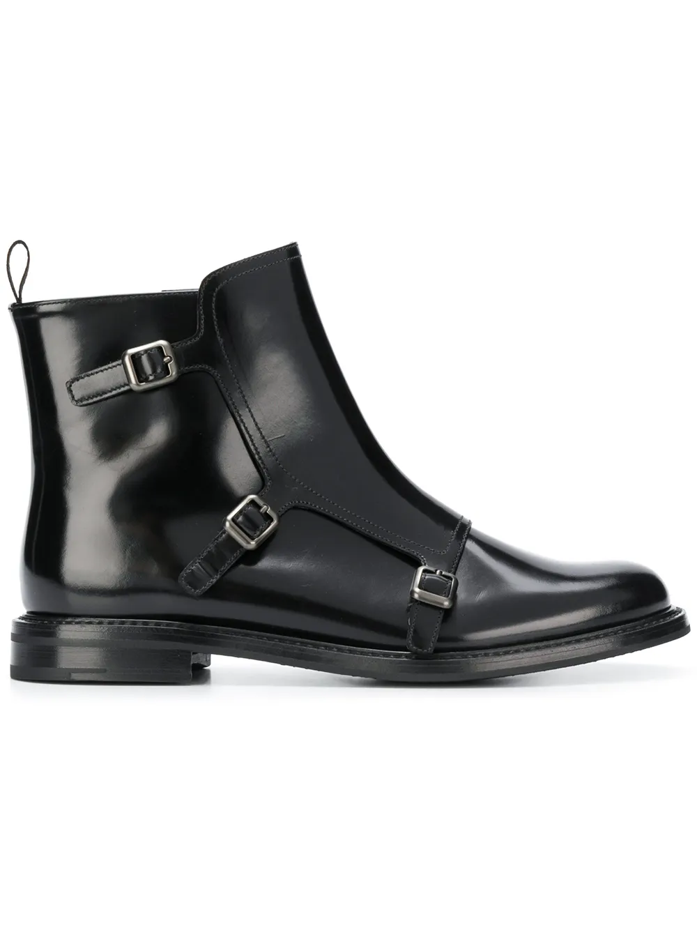 Church's buckle ankle boots Black