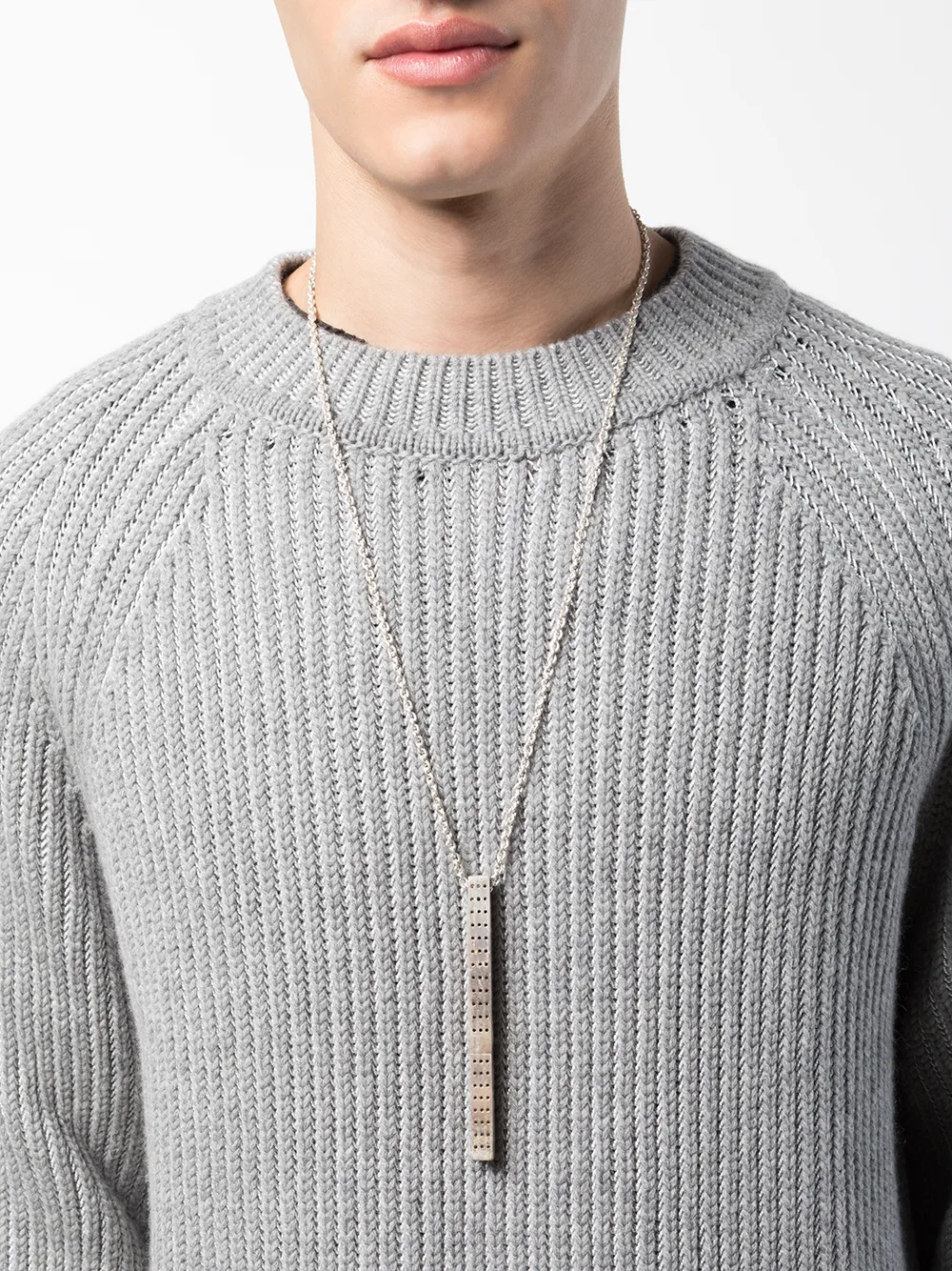 Parts of Four rectangular charm necklace | Hombre | Image 2