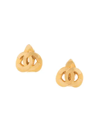 Chanel Vintage CC Logos Earrings