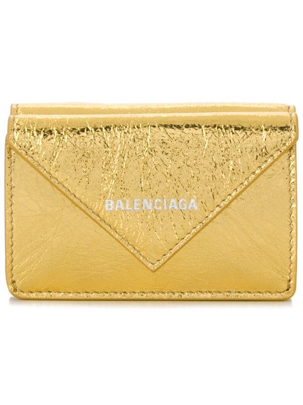 balenciaga paper mini wallet