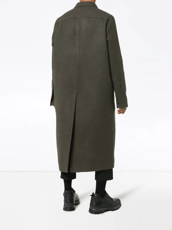 rick owens bell coat