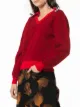 SHUSHU/TONG Pullover mit V-Ausschnitt