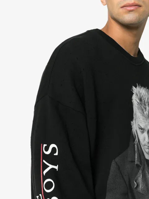 カラー Saint Laurent - amiri THE LOST BOYSダメージ加工クルーネック 