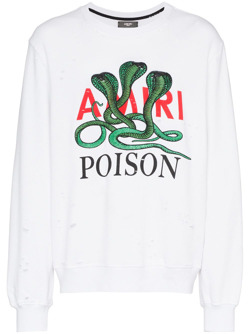 AMIRI Poison Cotton Sweatshirt - Farfetch
