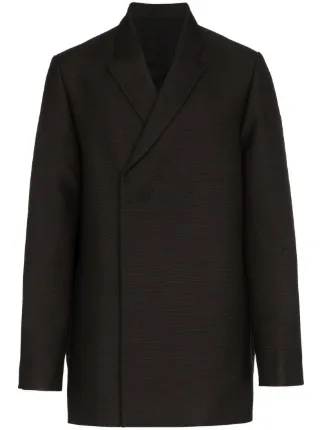 rick owens bell coat