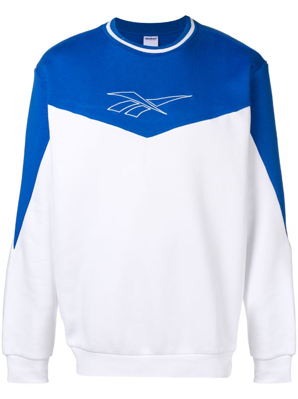 reebok white sweatshirt