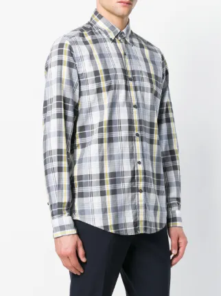 plaid long-sleeve shirt展示图