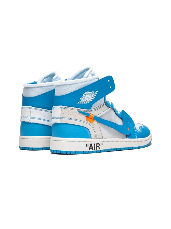 Nike X Off-White Air Jordan 1 Retro High "Off-White UNC" Sneakers - Farfetch