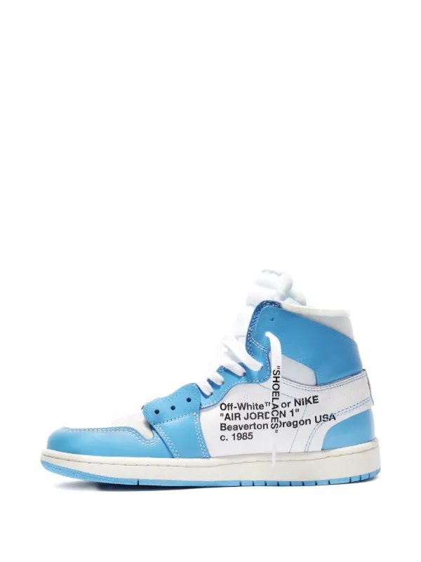 Off-White × Nike Air Jordan 1 High UNC Jordan Air Jordan 1 Retro High 