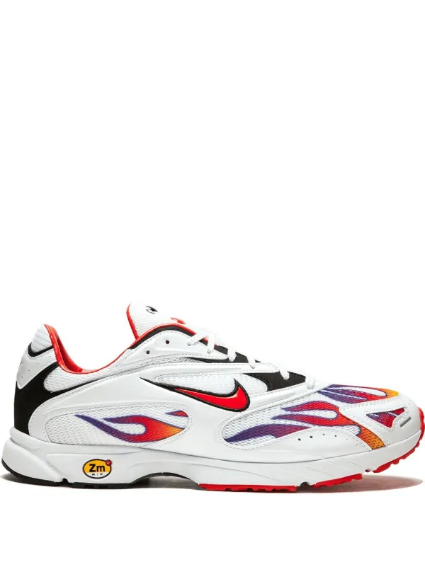 Shop white \u0026 red Nike x Supreme ZM STRK Spectrum PLS sneakers with Express  Delivery - Farfetch