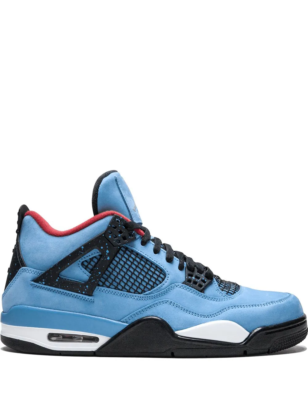 Jordan X Travis Scott Air Jordan 4 Retro Cactus Jack Sneakers Blue 