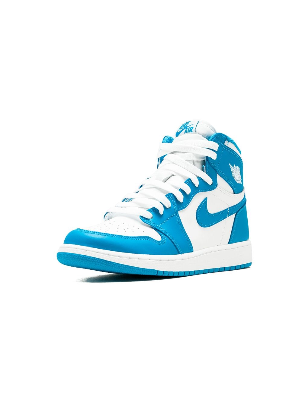 Shop Jordan Air  1 Retro High Og Bg "unc" Sneakers In White