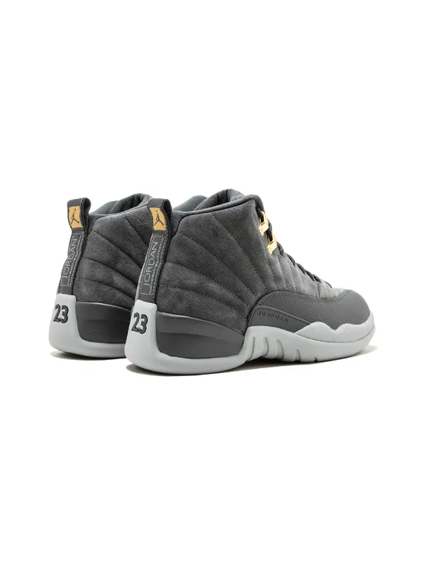 Air jordan 12 grey suede top