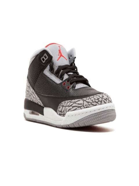 Jordan Kids - Air Jordan 3 Retro Black Cement 2018 sneakers