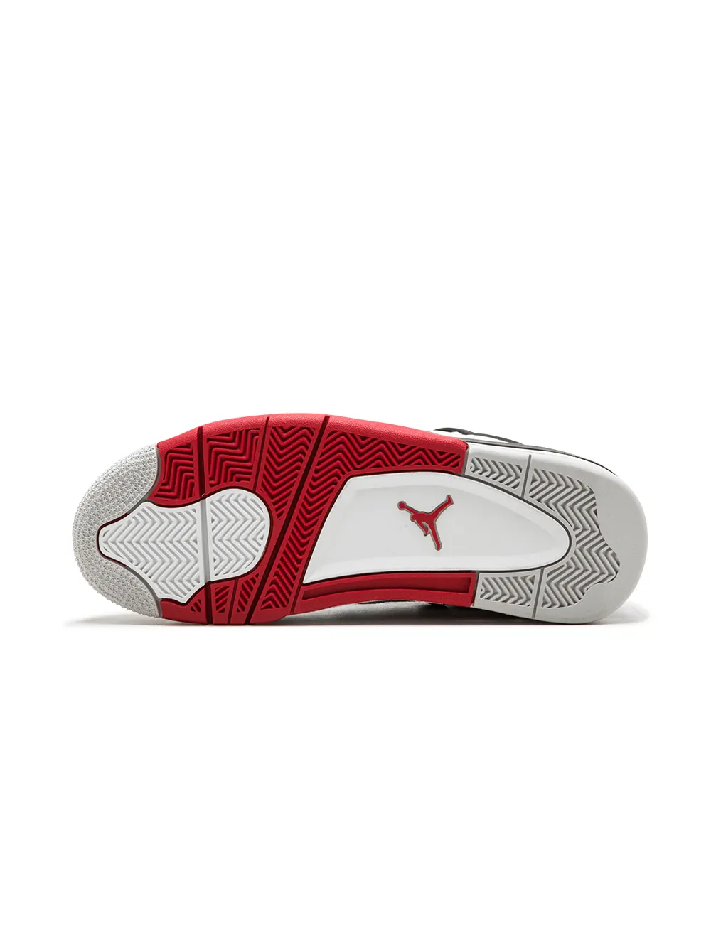 Shop Jordan Air  4 Retro "fire Red" Sneakers In White