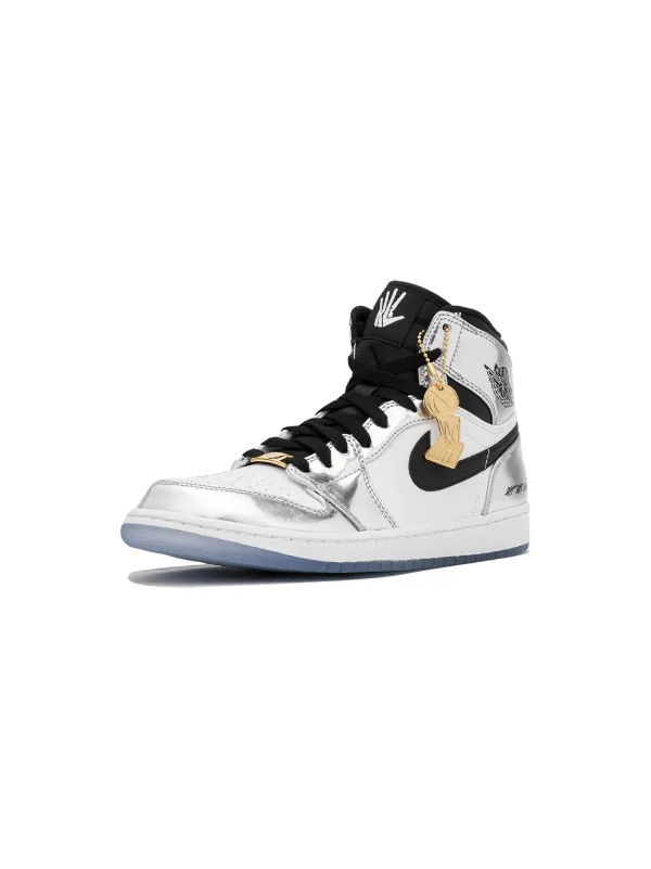 Jordan Air Jordan 1 High Retro Think 16 Kawhi Leonard Sneakers White FARFETCH AO