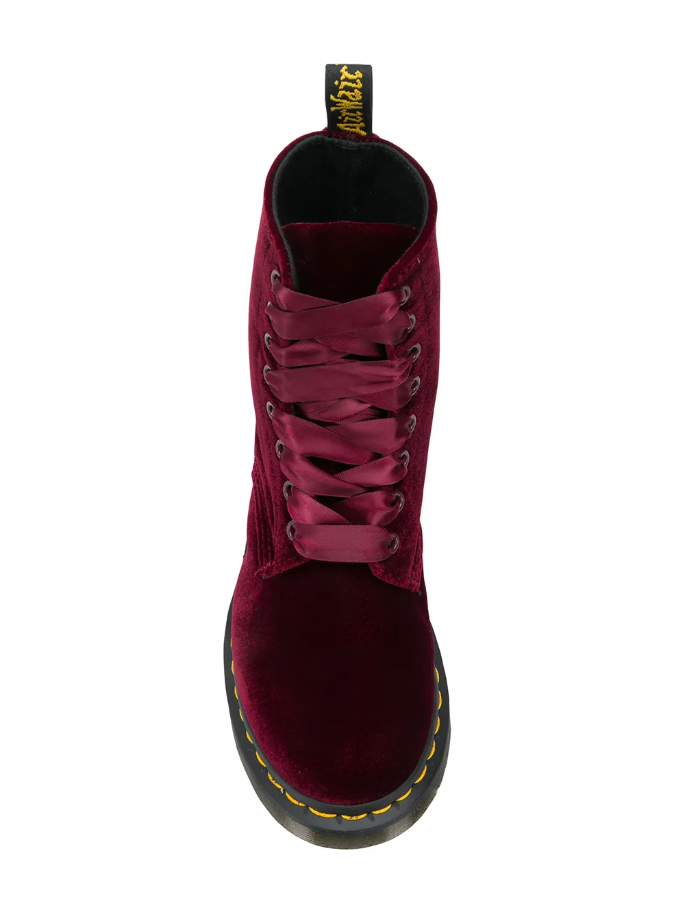 doc martens en velours