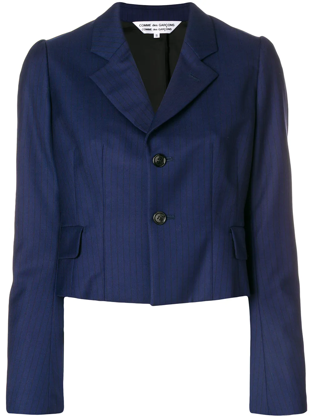 

Comme Des Garçons Comme Des Garçons pinstriped blazer - Azul