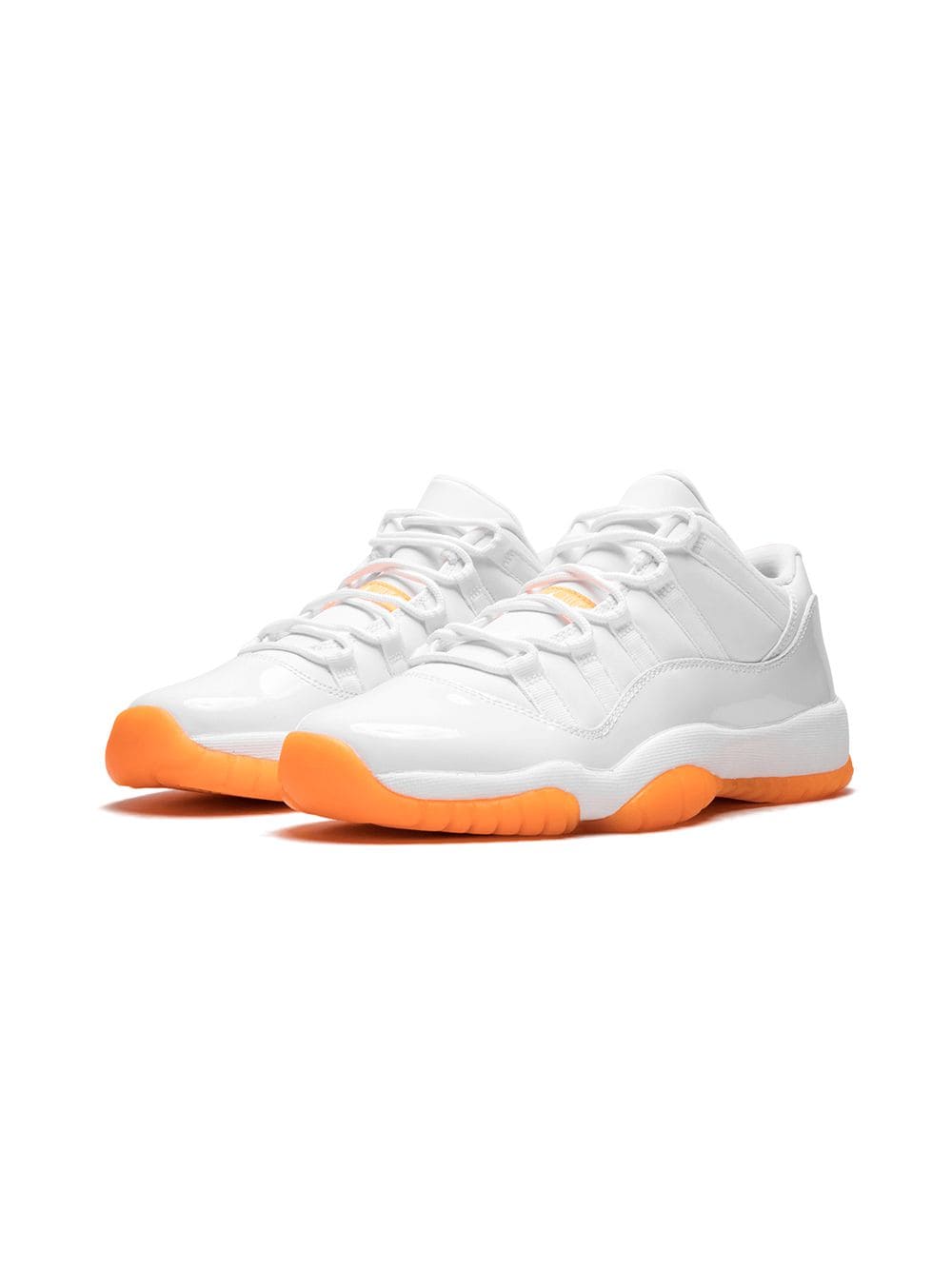 Shop Nike Air Jordan 11 Retro Low Gg "citrus" Sneakers In White